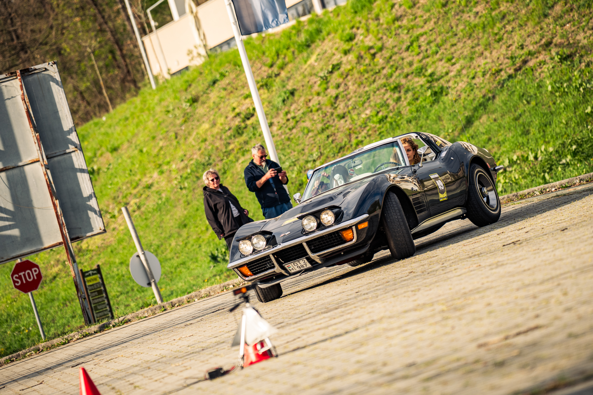 Classic car lineup at Chrono Classic