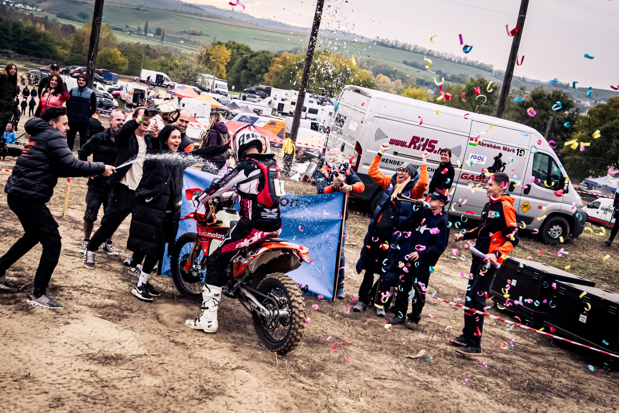 Technical rock section in Endurocross