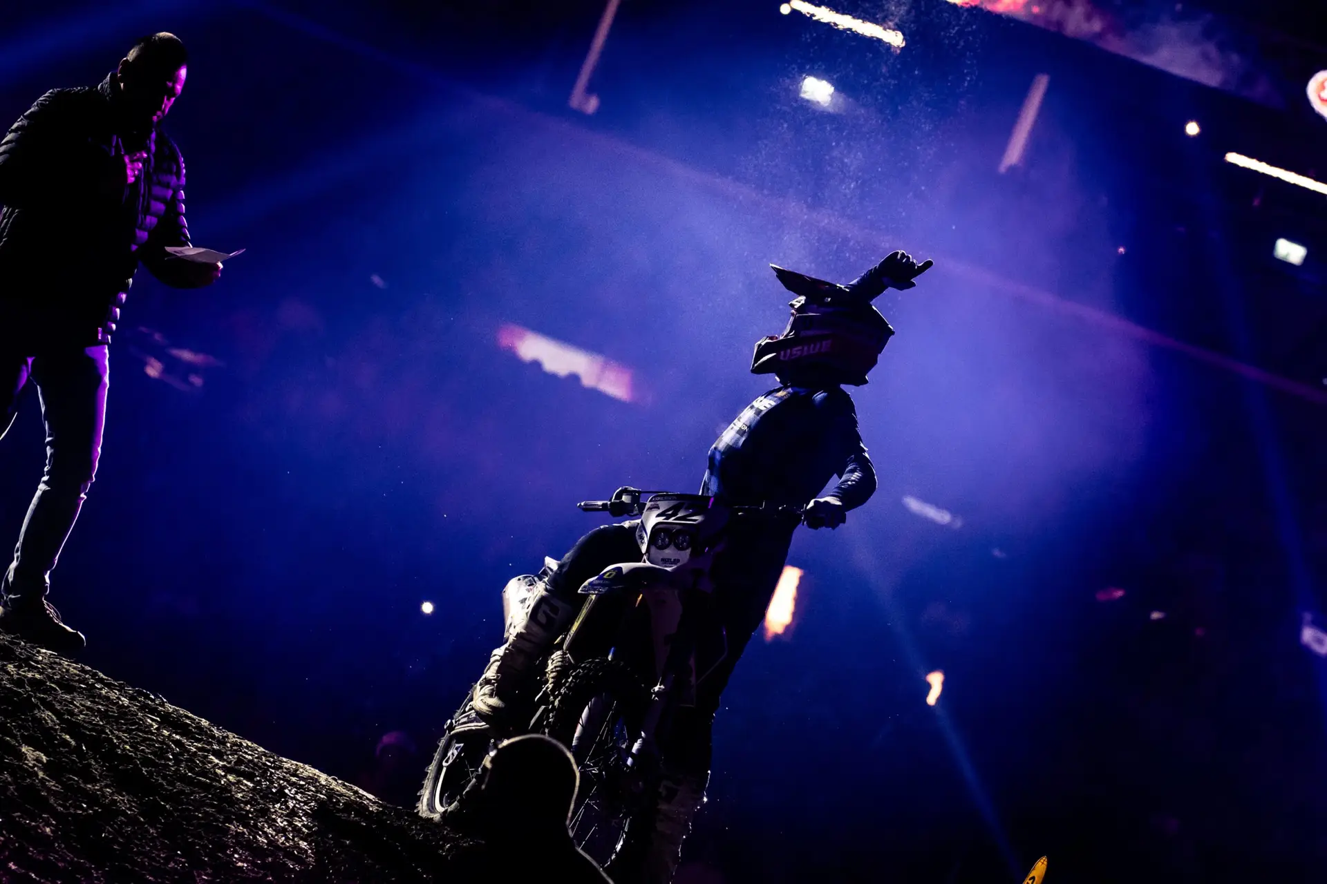 Motorcycle action at Superenduro GP