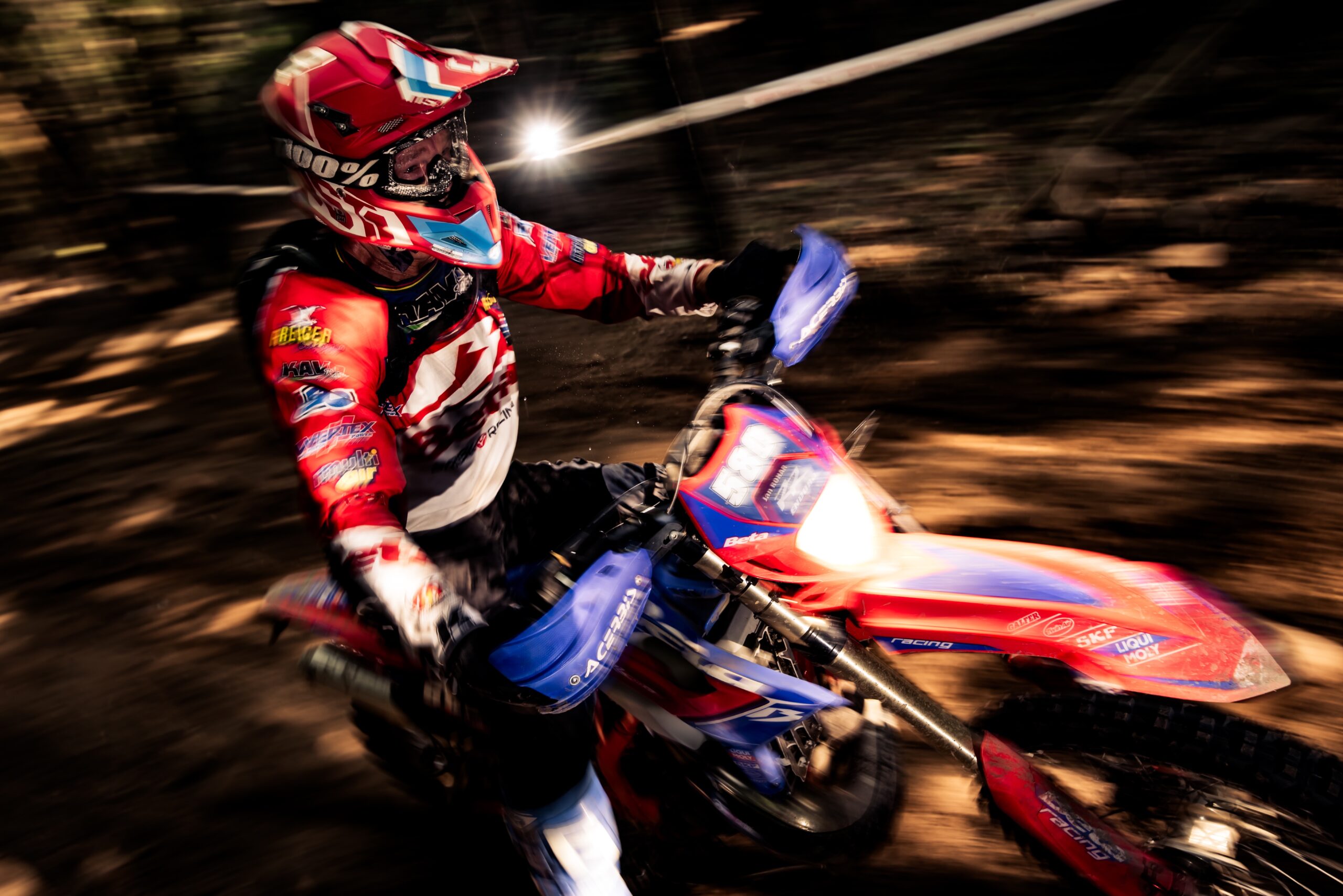 Endurocross action shot