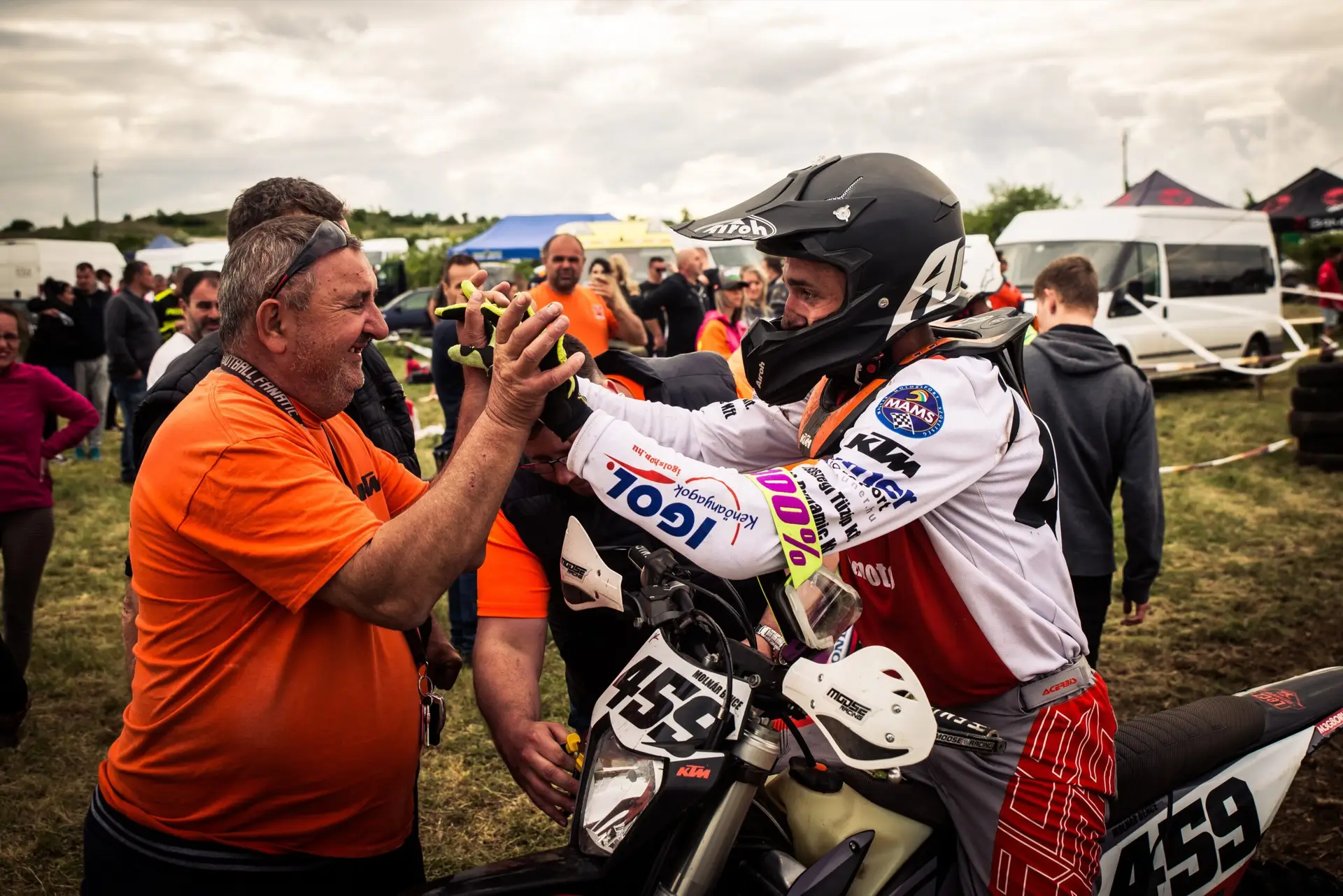 Endurocross high speed action